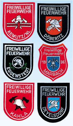 Ärmelabzeichen FFW-Norm mit Feuerwehremblem