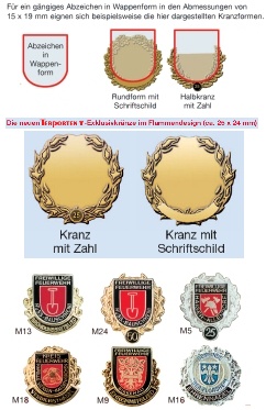 Mehrpreis für unterlegte Kränze + Zahl od. Schild