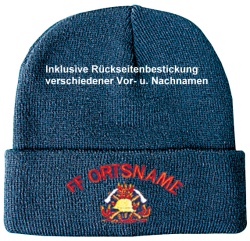 Strickmütze ´Classic´+NAME