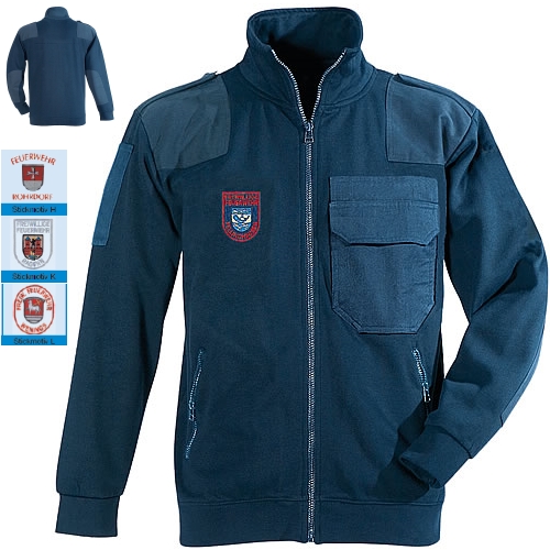 Sweatjacke ´Commander´ Wappen