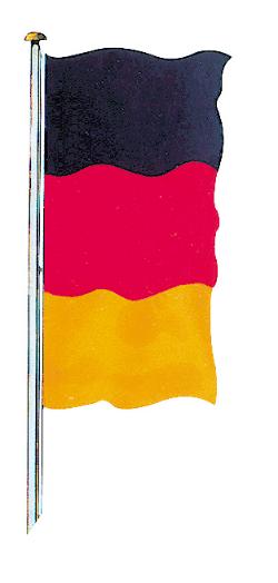 Hissflagge im Hochformat 150 x 400 cm