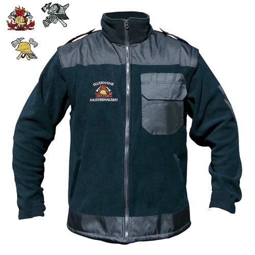 Terporten-Fleece-Jacke ´Protector 2 in 1´ Stickmotiv