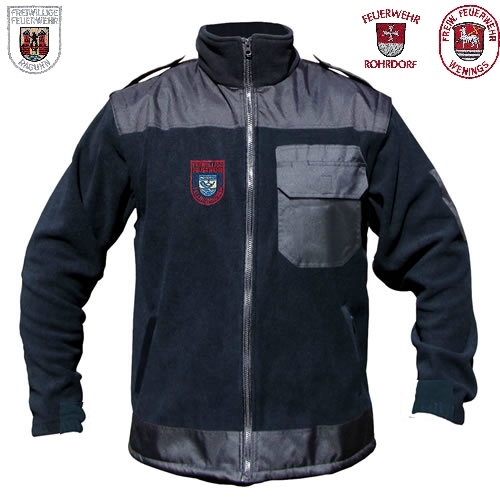 Terporten-Fleece-Jacke ´Protector 2 in 1´ Wappen