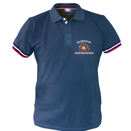 Clique - Polo Shirt Newton Stickmotiv