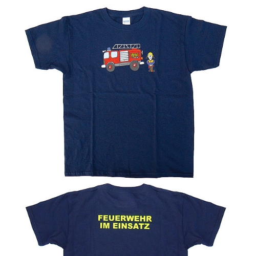 Kid‘s T-Shirt „Feuerwehr im Einsatz“