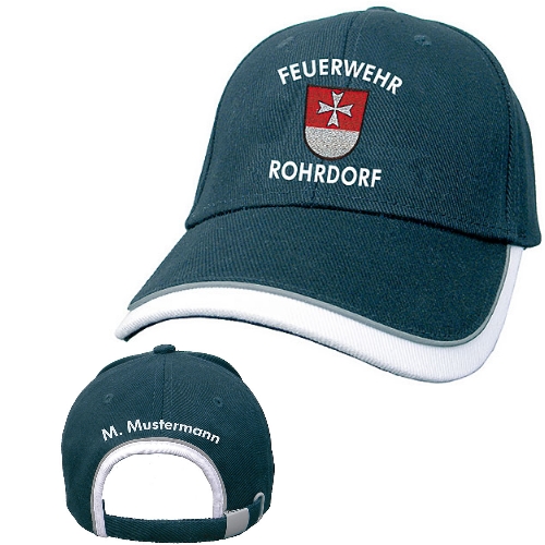 Reflex-Cap Wappen+Name