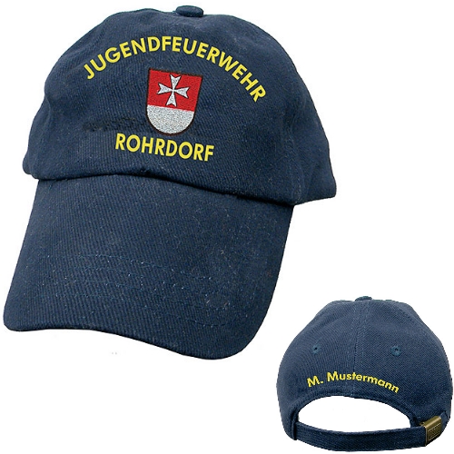 Kinder-Cap Wappen+Name