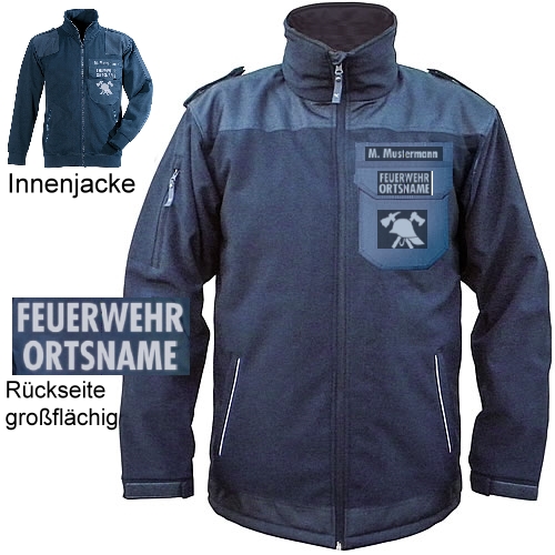 Softshellparka 3 in 1 Challenger VS + RS FEUERWEHR ORT