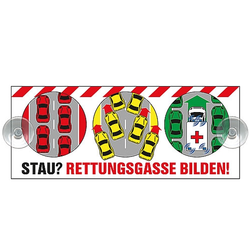 PST-Schild RETTUNGSGASSE