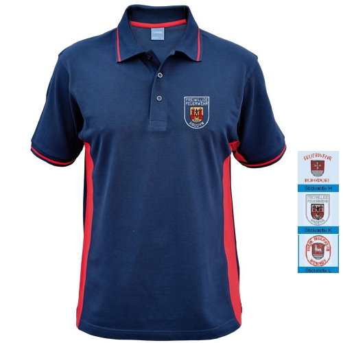 Polo-Shirt ´Red Stripe´ WAPPEN