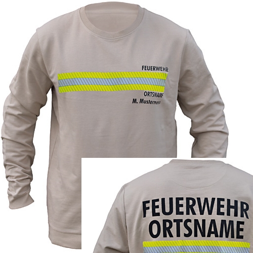 Sweat-Shirt 3M™-Reflex VS + RS FEUERWEHR ORT