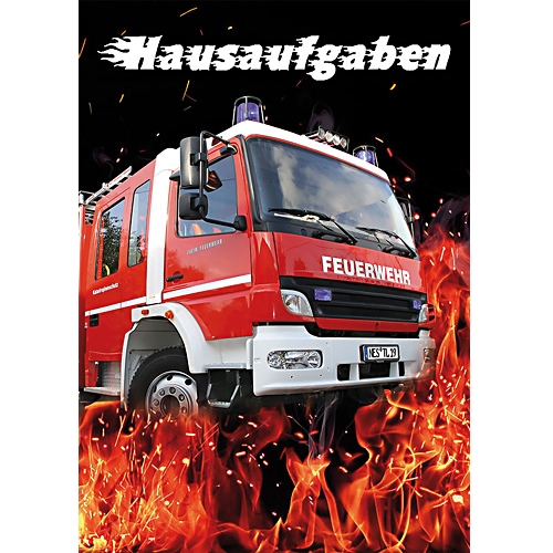 Hausaufgabenheft ´Feuerwehr im Einsatz´