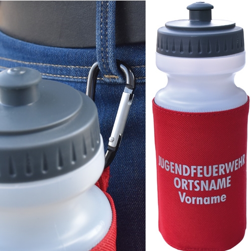 Wasserflasche mit Halter