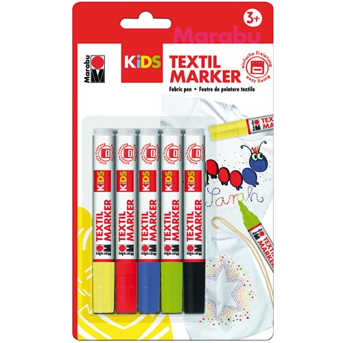 Textilmarker 5er-Set