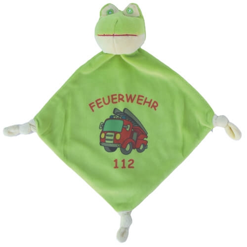 Plüsch-Schnuffeltuch FROSCH