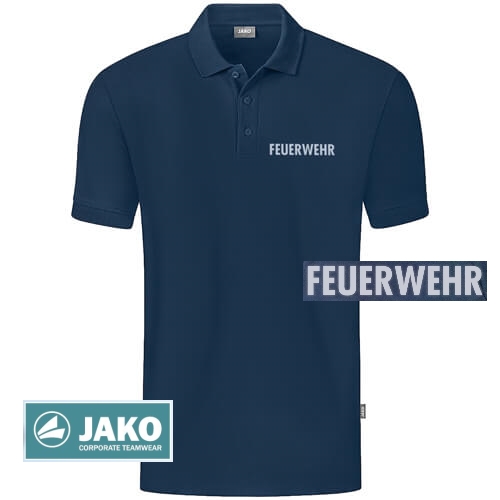 JAKO Polo-Shirt ORGANIC FEUERWEHR