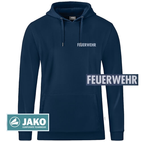 JAKO Kapuzen-Sweatshirt ORGANIC FEUERWEHR