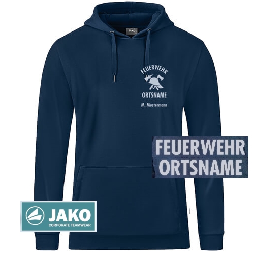 JAKO Kapuzen-Sweatshirt ORGANIC FF+ORT