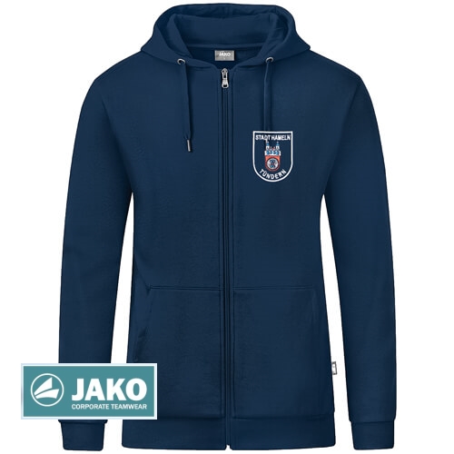 JAKO Kapuzen-Sweatjacke ORGANIC WAPPEN