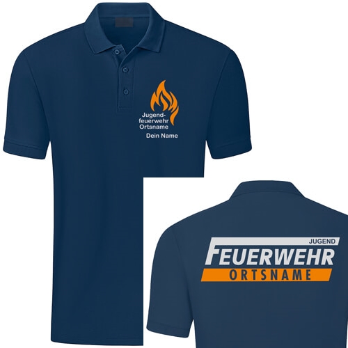 Polo-Shirt JF-Flame