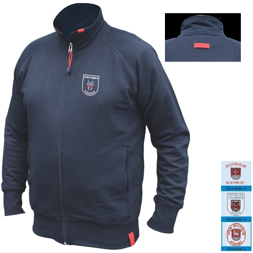 Sweatjacke ´RED ELEMENTS´ WAPPEN