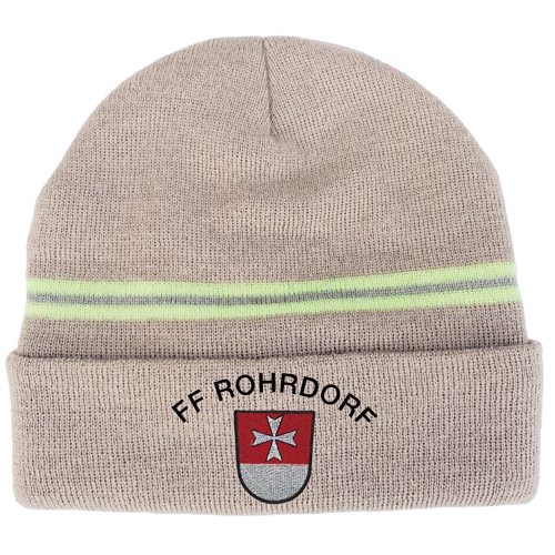 Thinsulate Beanie „112-Spezial´ SANDFARBIG WAPPEN