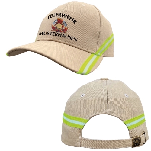 Feuerwehrcap „112-Spezial“ SANDFARBIG Stickmotiv