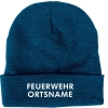 Baumwoll- u. Strickmützen mit Schrift FEUERWEHR ORTSNAME