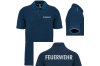 WK Polo-Shirt FEUERWEHR Silber