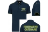 WK Polo-Shirt FEUERWEHR+ORT Neongelb