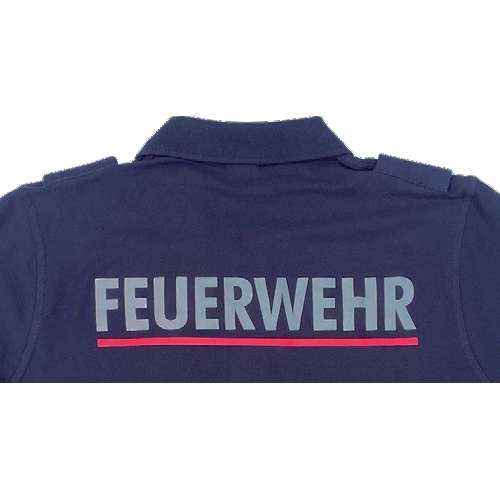 FEUERWEHR mit rotem Unterstrich