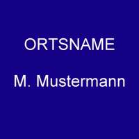 Mehrpreis für Ortsname und persönliche Namen