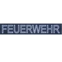 Rückseitenbestickung Outline ´FEUERWEHR´