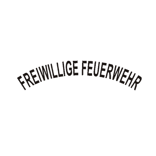 Rückseitenbestickung ´Freiwillige Feuerwehr´