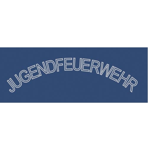 Rückseitenbestickung Outline ´JUGENDFEUERWEHR´